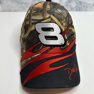 Dale Earnhardt Jr Snap Closure Camo Print Cap